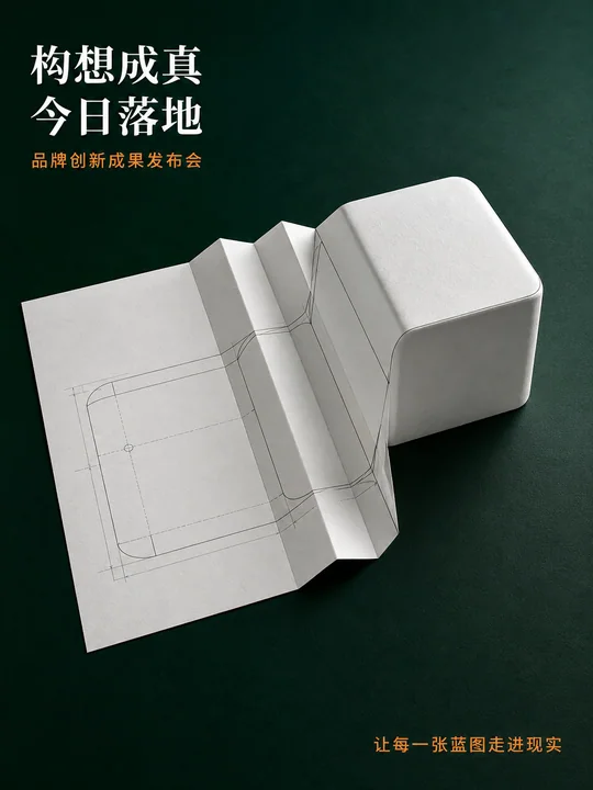 从构想到落地的纸构艺术主视觉