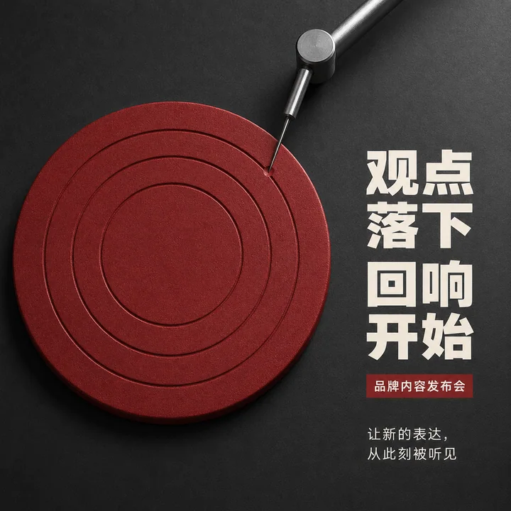 观点落下回响开始发布会主视觉