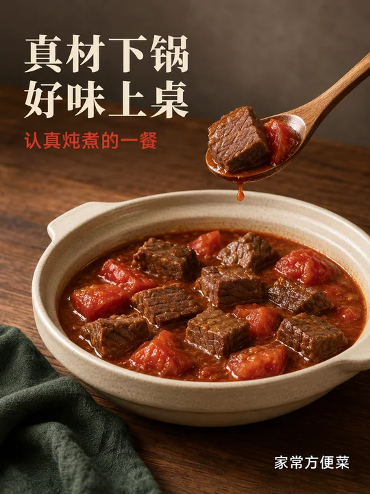 真材实料番茄牛腩：还原家庭餐桌温馨美味