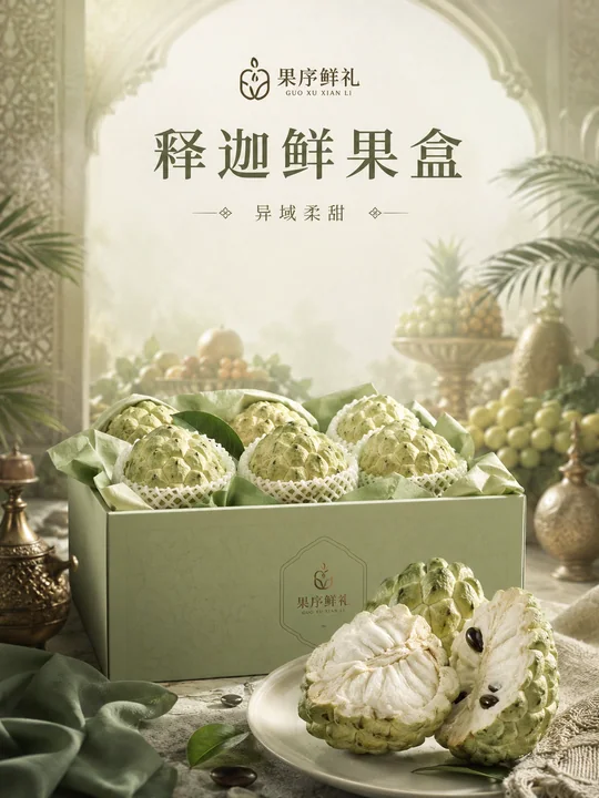 异域柔奢释迦鲜果盒品牌视觉大片