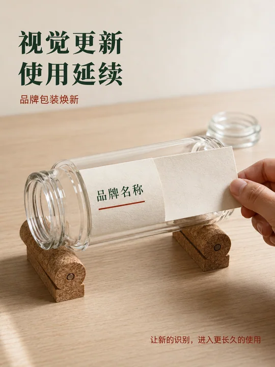 视觉更新与使用延续：可持续品牌焕新海报