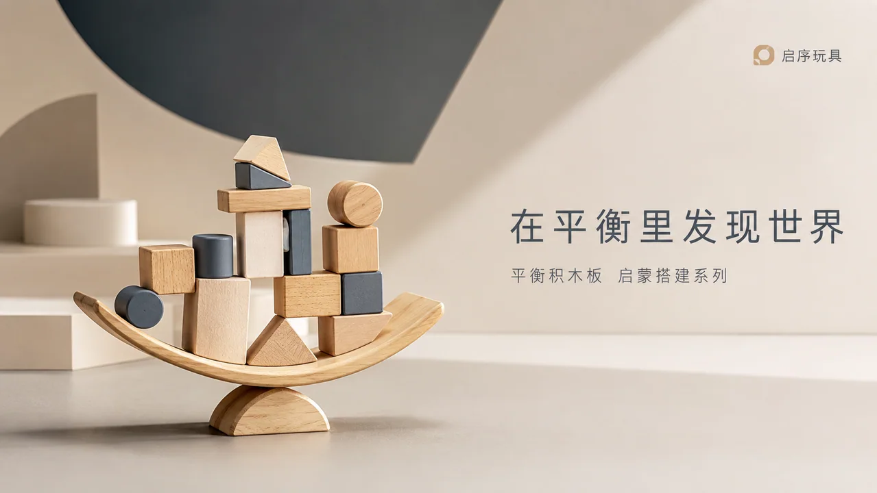 简约启蒙之美:儿童平衡积木官网横幅