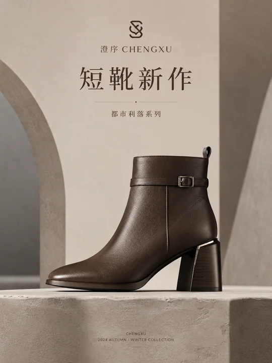 都市利落高级感短靴品牌视觉大片