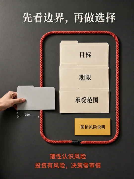理性金融边界投资风险管理海报
