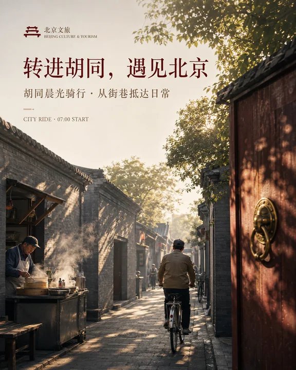 晨光胡同骑行:探寻老北京的人间烟火
