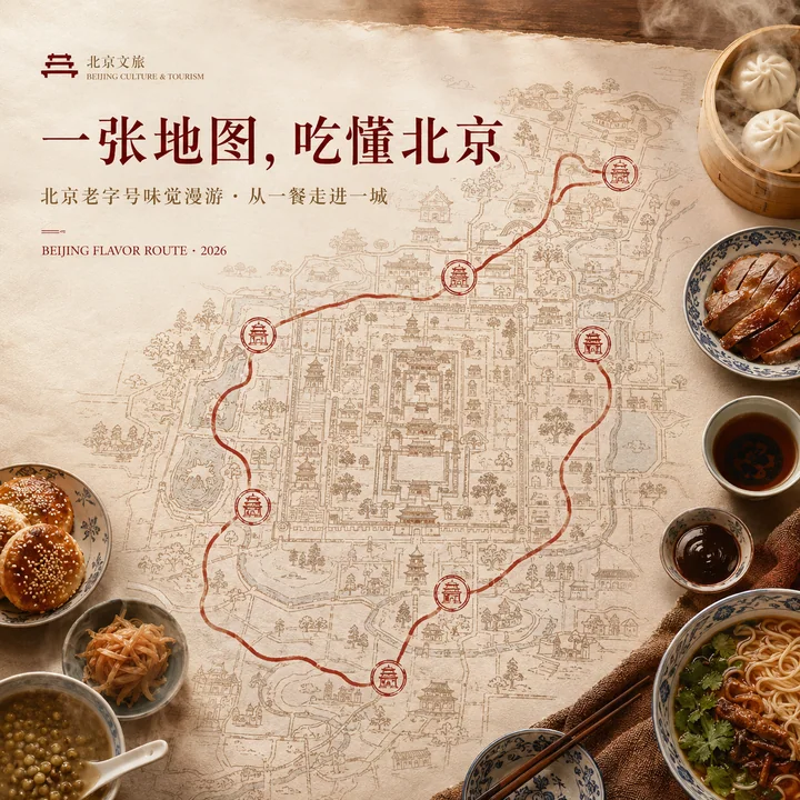 烟火北京老字号味觉地图品牌视觉