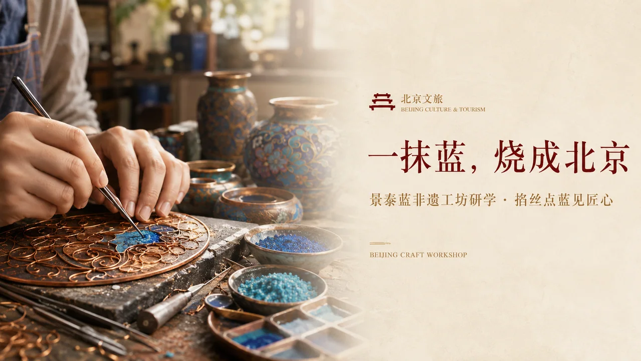 匠心传世:景泰蓝非遗研学官网首屏大图