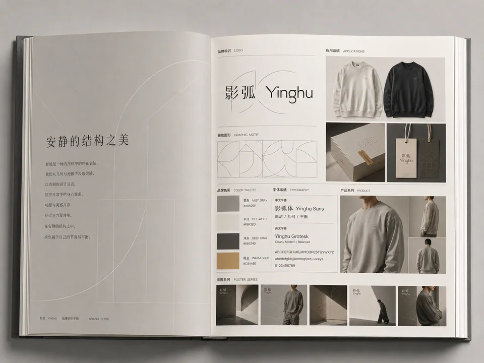 几何诗意影弧品牌全案视觉展示册