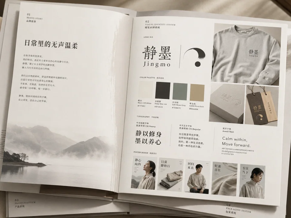 当代东方治愈系品牌全案视觉手册
