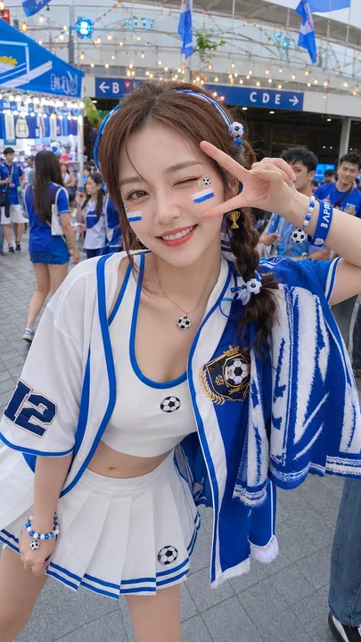 元气感世界杯日本足球宝贝真实人像