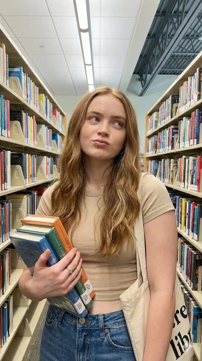 La Fille Espiègle de la Bibliothèque