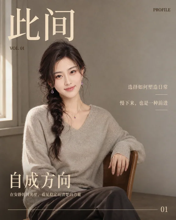 温柔目光下的力量：人文感人物杂志封面