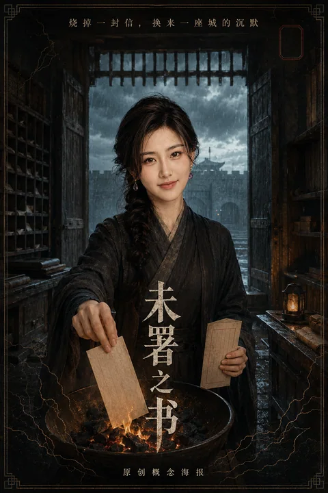 宿命感历史悬疑电影海报