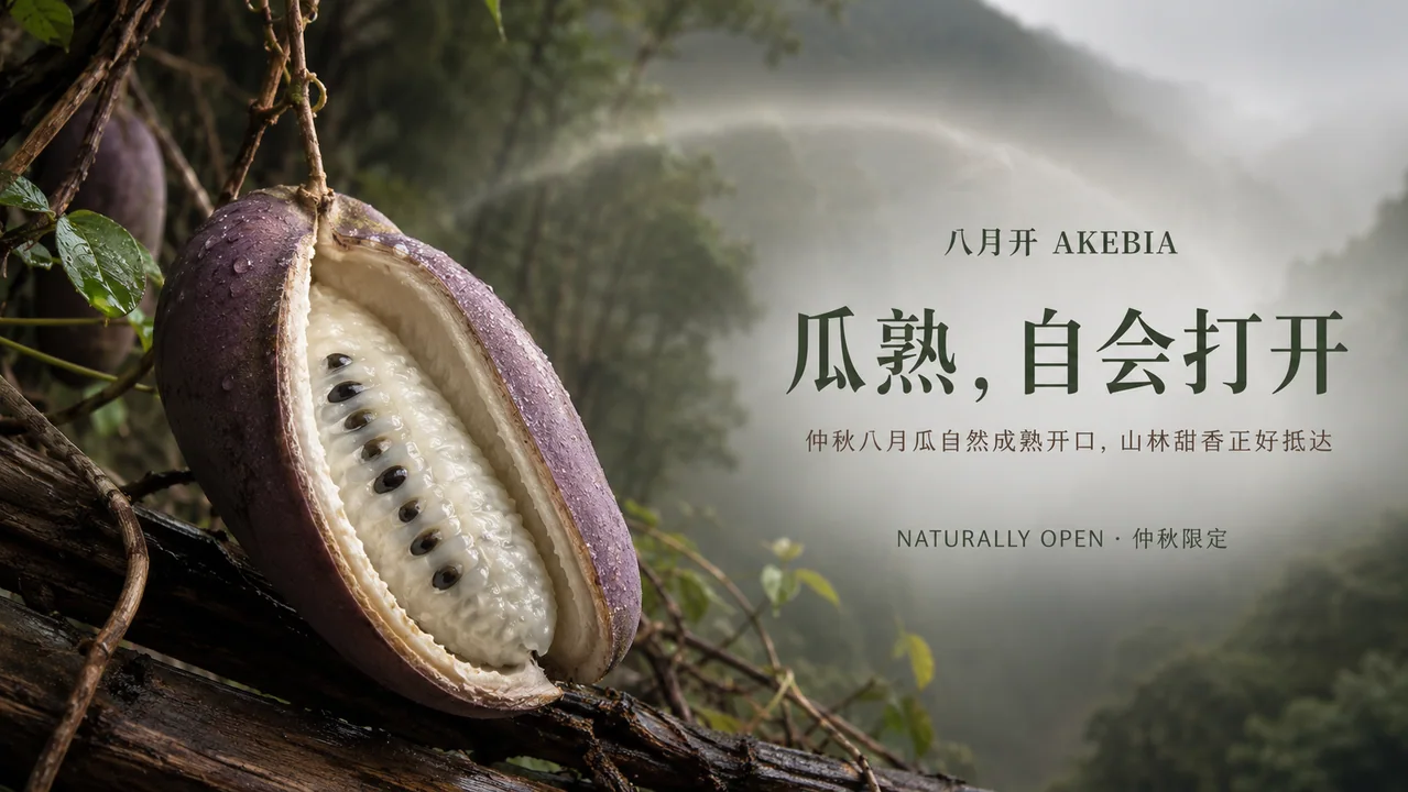 仲秋山野八月瓜自然熟透官网海报