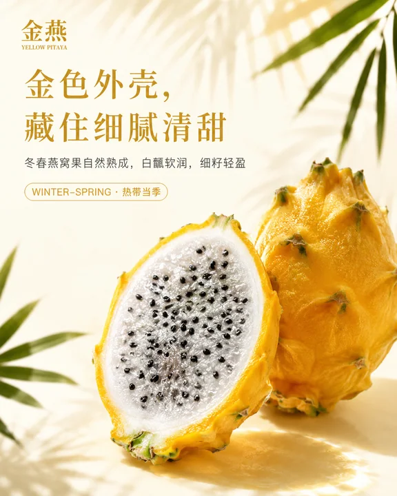 金燕燕窝果冬春季品牌海报