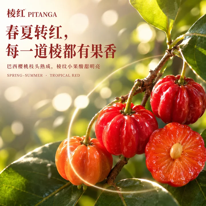 极致棱纹珠宝感巴西樱桃品牌视觉大片