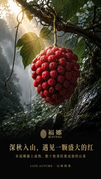 深秋入山遇见盛大之红，布福娜品牌开屏视觉