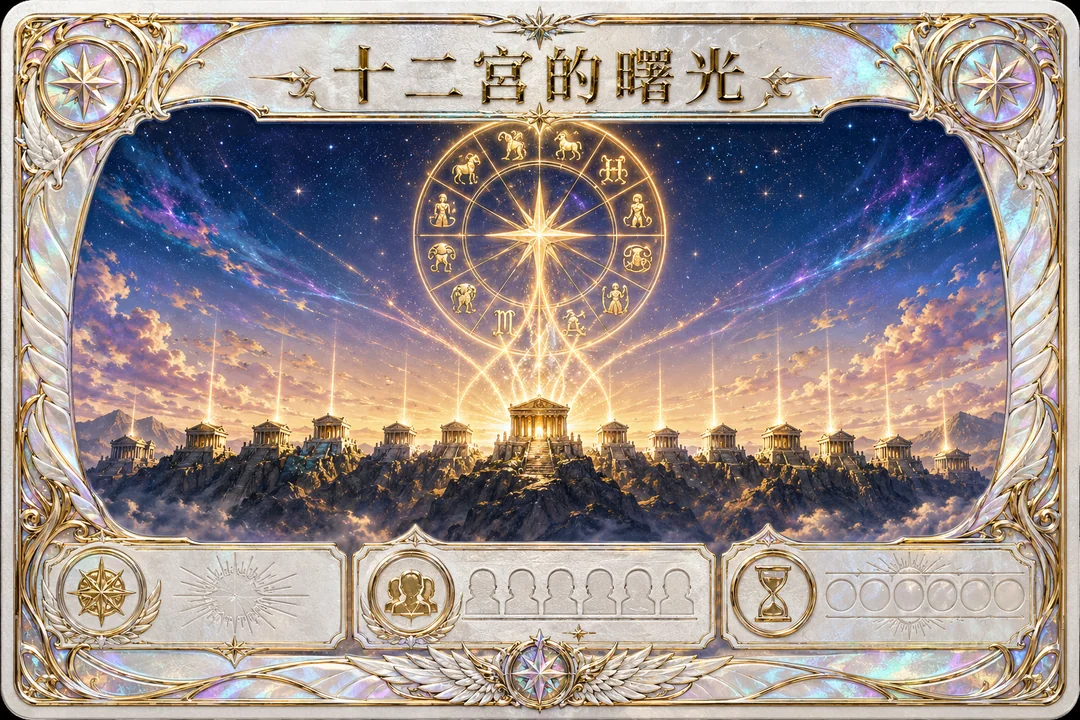 圣域巅峰之十二宫曙光终局卡面