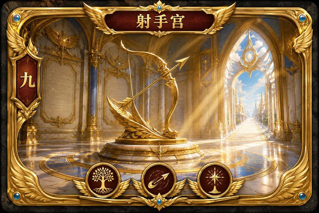 射手宫黄金神弓:翼窗晨光下的传承圣殿
