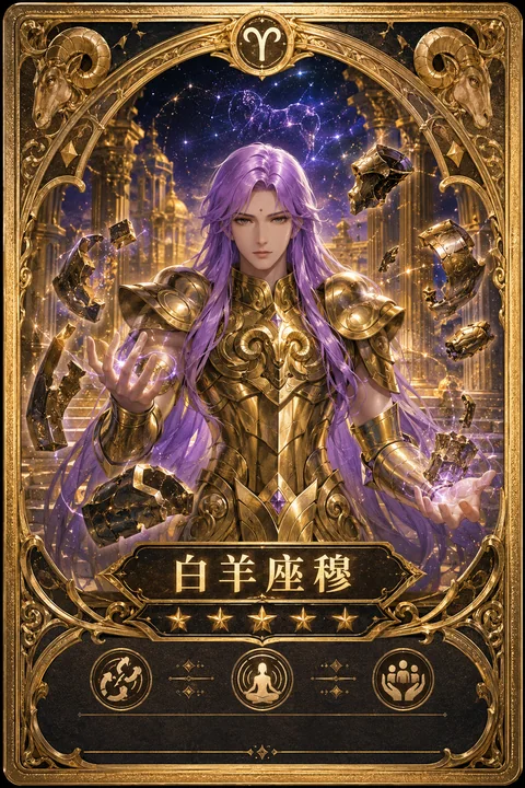 黄金圣斗士白羊座穆:星屑旋转的修复时刻