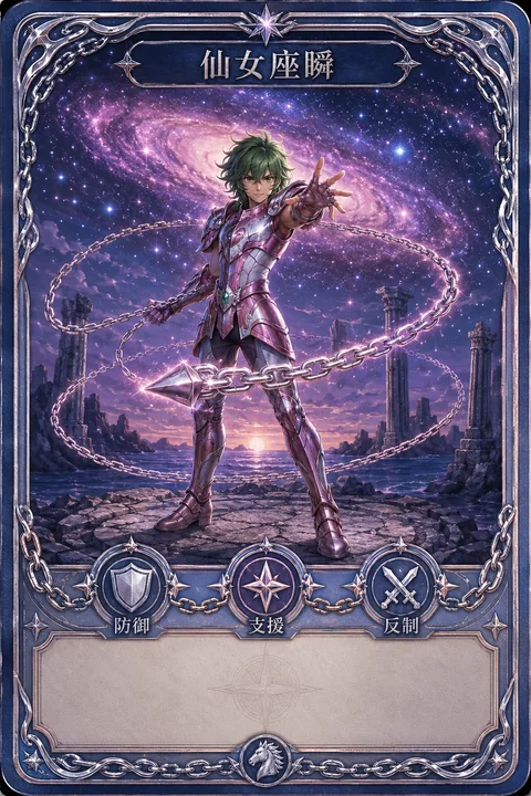圣斗士星矢仙女座瞬精美桌游卡牌