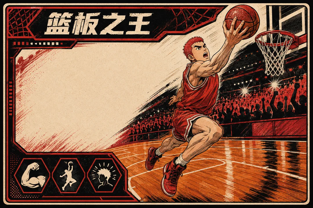 樱木花道:篮板之王竞技桌游卡