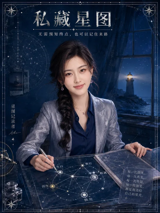 繁星织就的生命纪念卡:私藏星图记录者