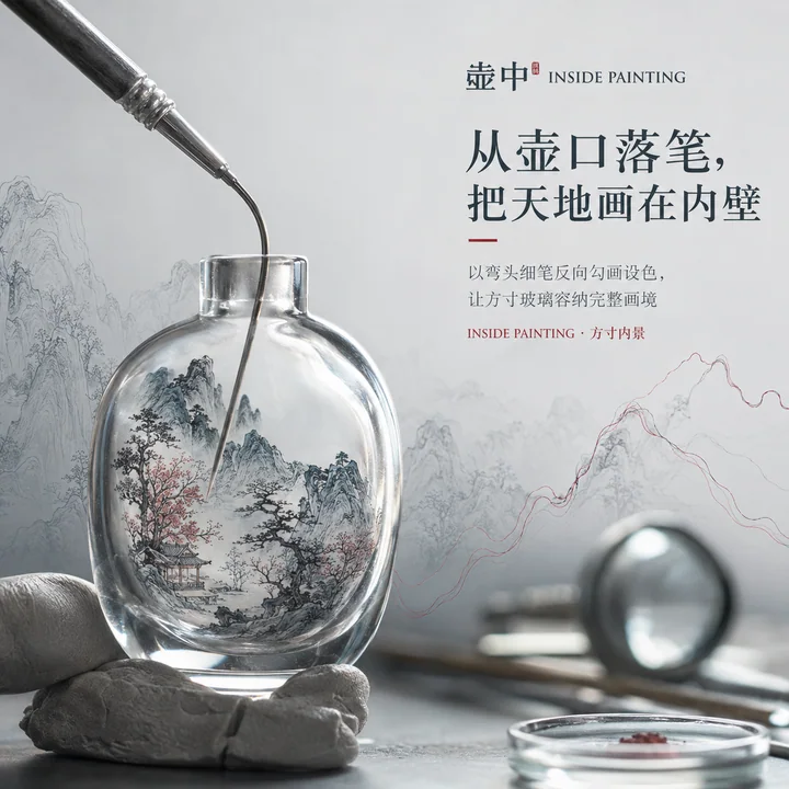 衡水内画非遗工艺品牌高级感视觉大片