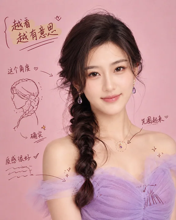 酒红墨水手绘图鉴式生活观察笔记