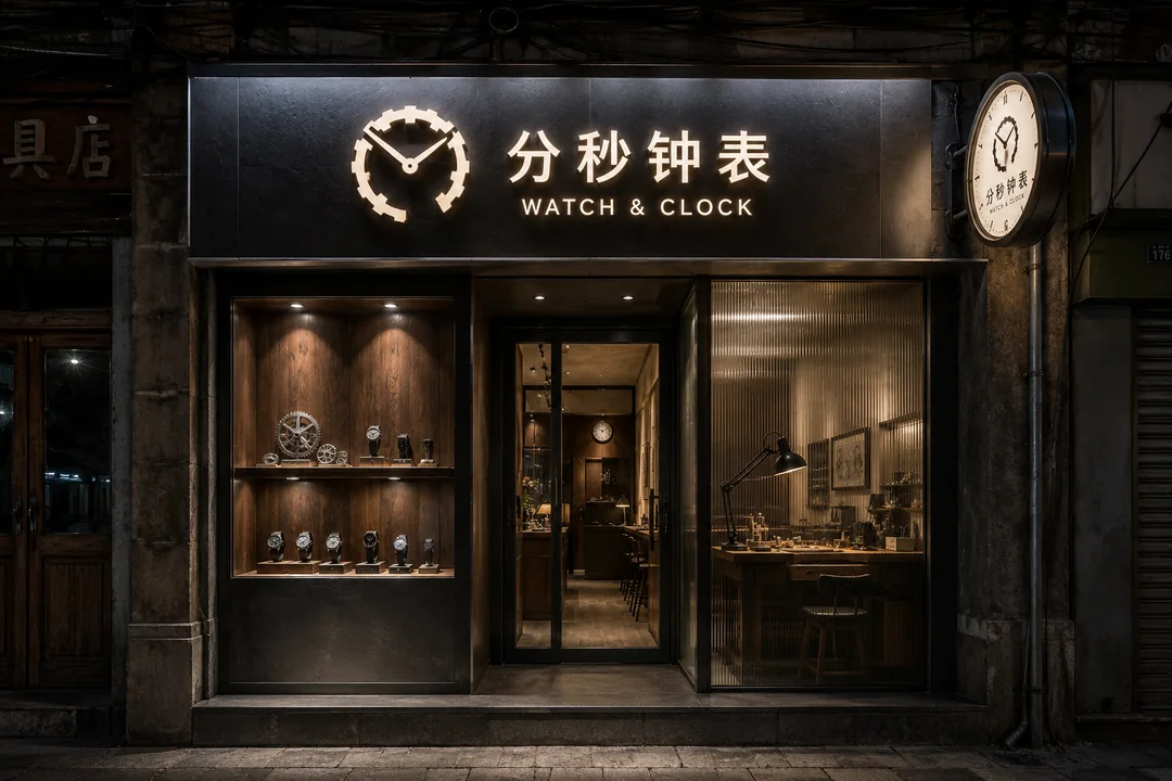 城市老街深处的精密时光钟表工坊