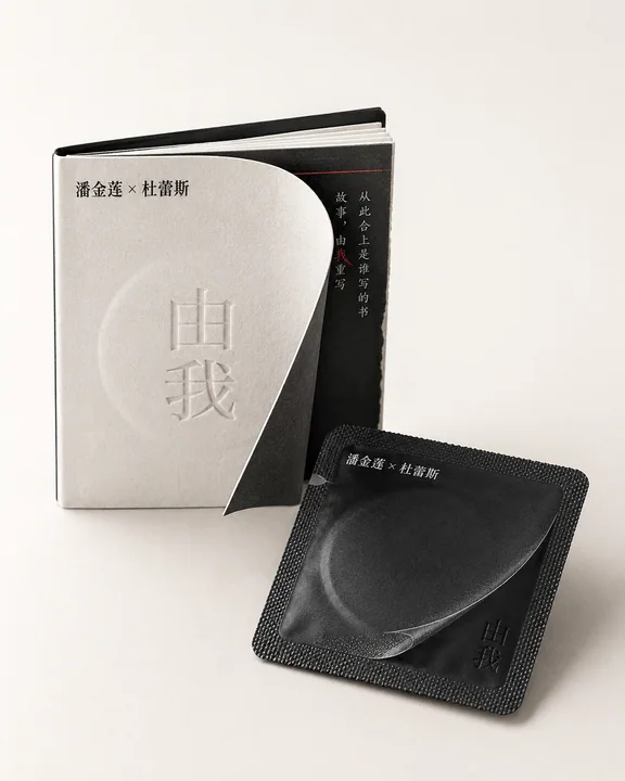 潘金莲文学概念杜蕾斯联名包装设计