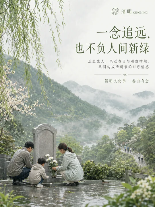 一念追远不负人间新绿品牌视觉