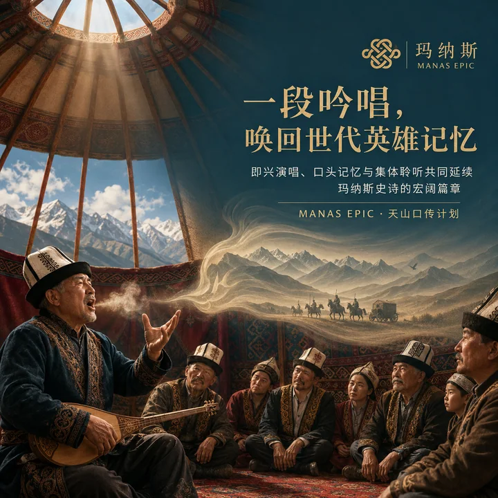 玛纳斯史诗：天山脚下的英雄吟唱与口传记忆