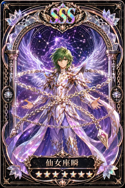 圣斗士星矢仙女座瞬SSS级神圣衣收藏卡