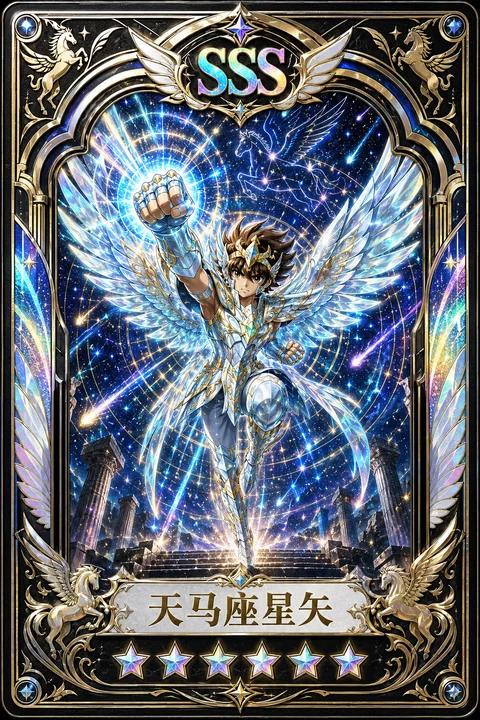 圣斗士星矢天马座神圣衣SSS级典藏卡