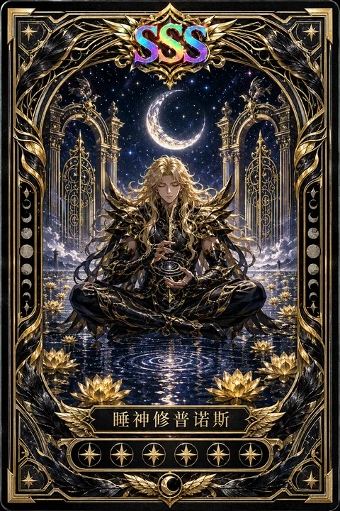 圣斗士星矢SSS级睡神修普诺斯典藏卡