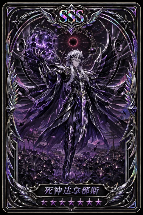 圣斗士星矢死神达拿都斯SSS级典藏卡