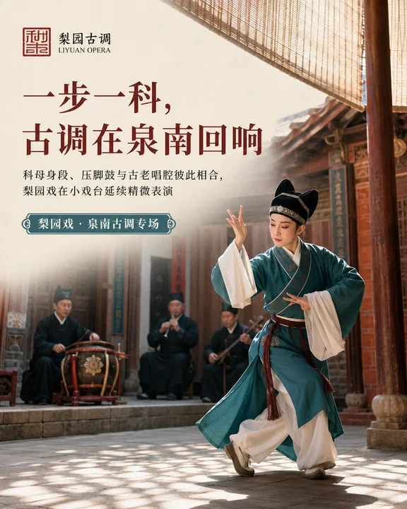 泉州梨园戏古调传承品牌海报