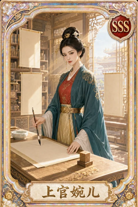 SSS典藏系列：大唐才女上官婉儿收藏卡