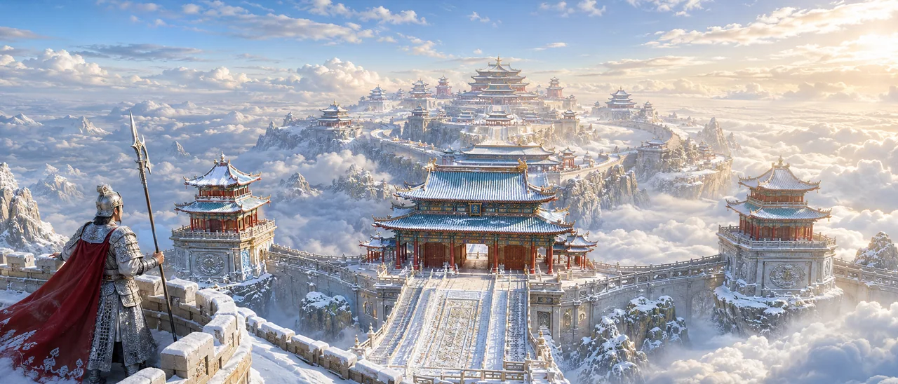 雪霁玉京北天门史诗神话奇观