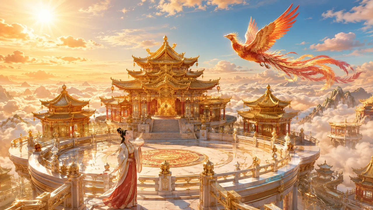 凤凰日宫赤羽巡空东方神话之境