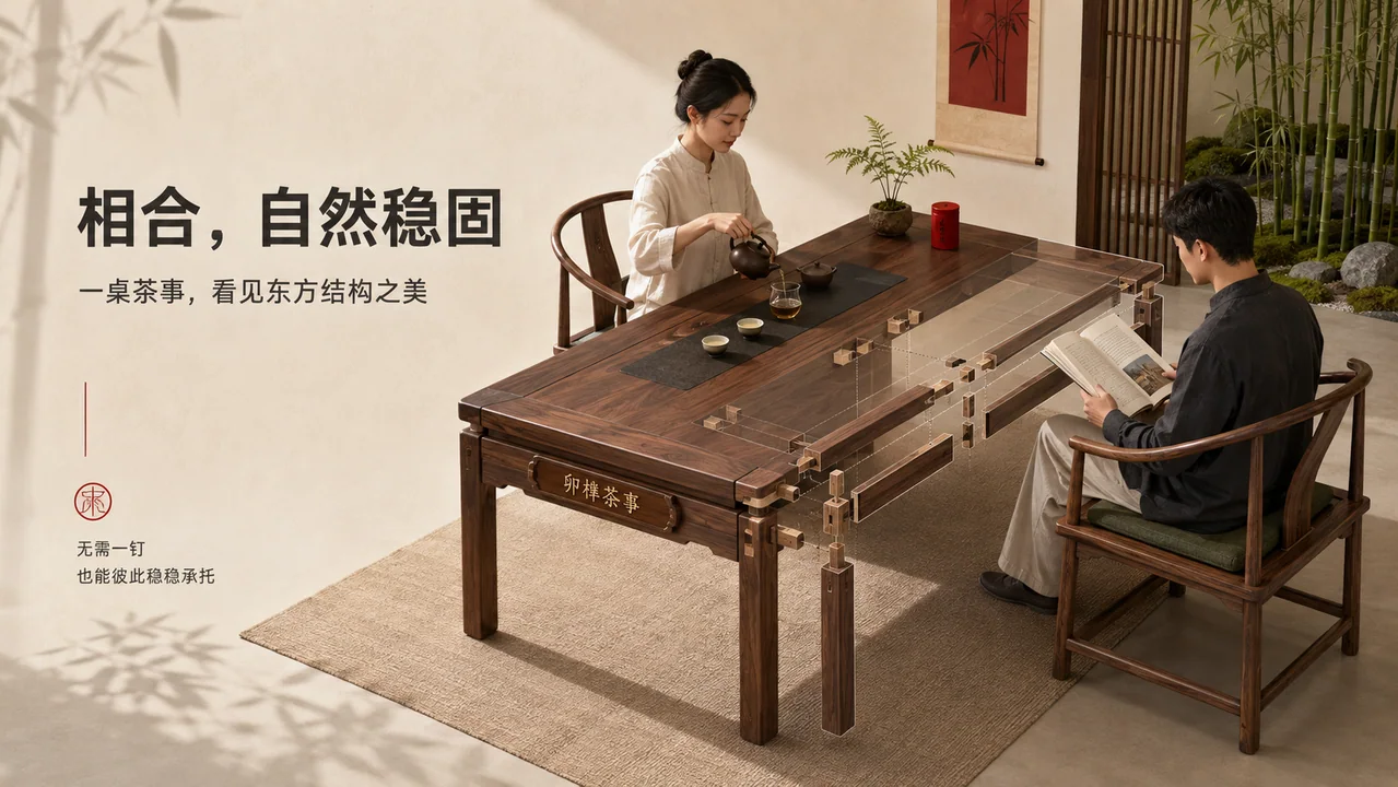 榫卯之美:新中式茶空间设计图解
