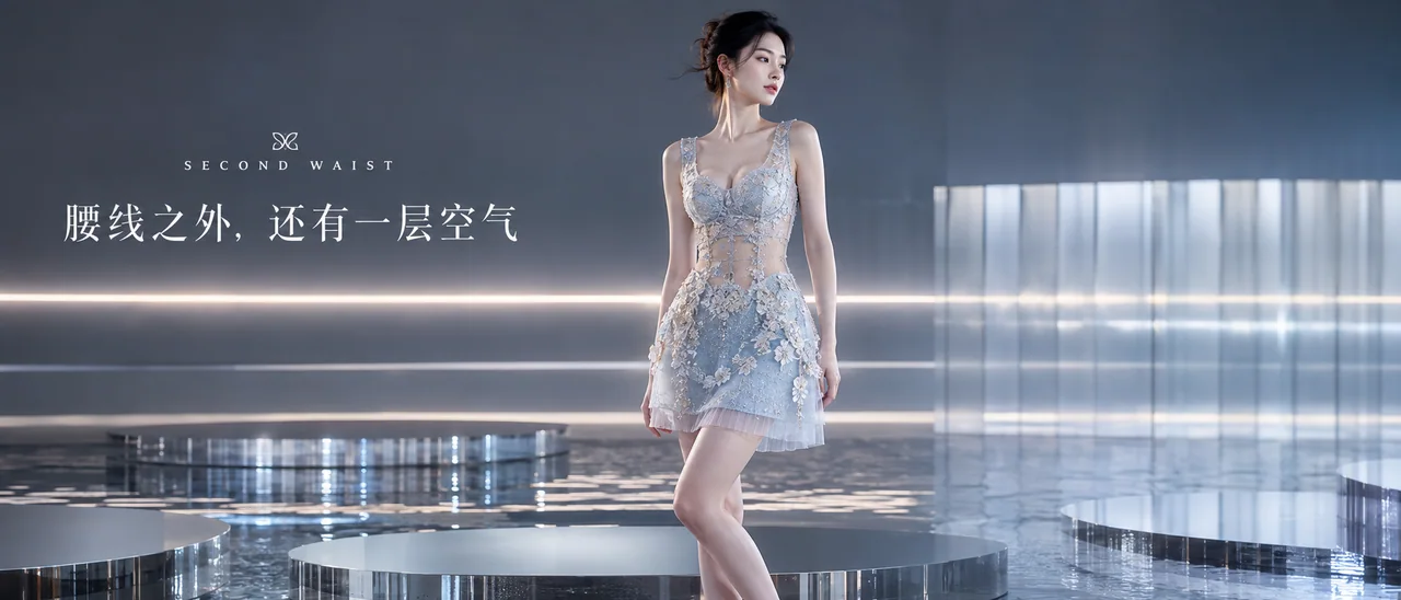 极简视界:SECOND WAIST 悬浮腰线高定艺术