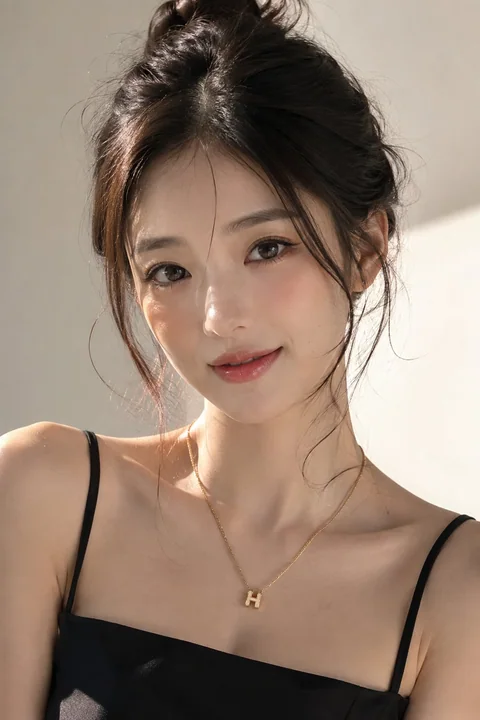 东亚女性超写实电影级美妆人像