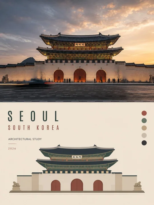 高端极简城市旅游海报设计