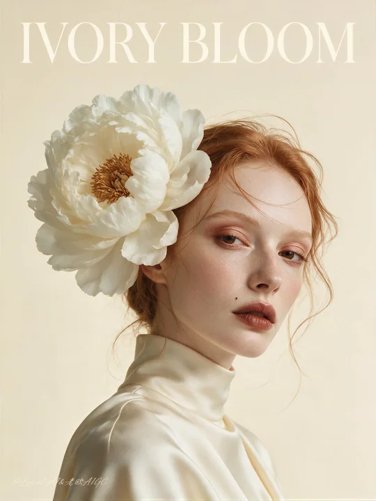 IVORY BLOOM 奢侈时尚高定海报