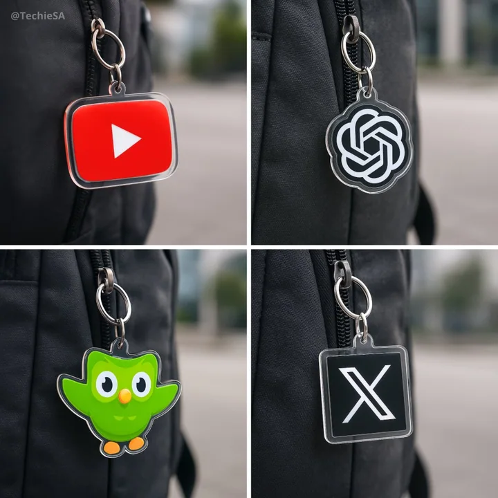 アクリルキーリング
