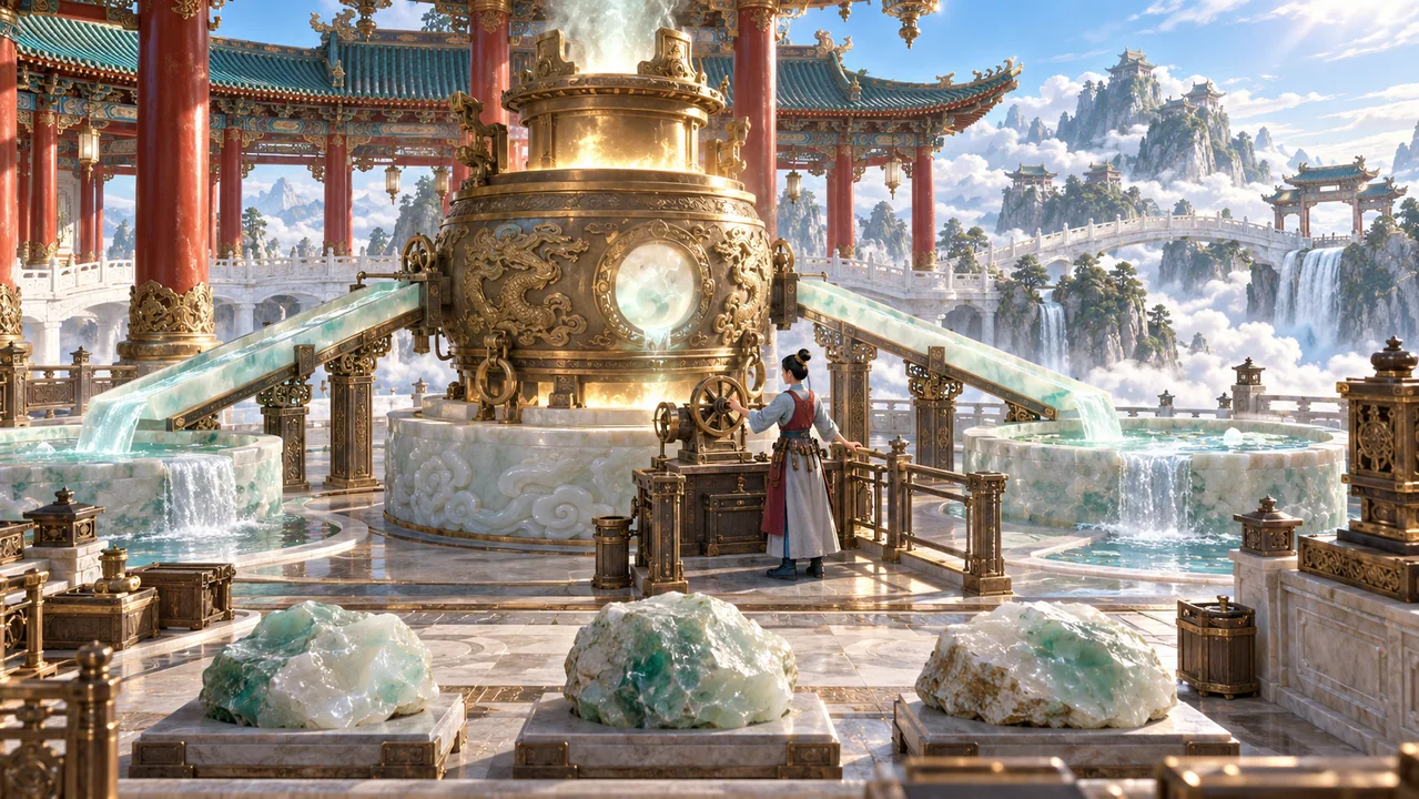 碧火金炉天宫炼玉,东方仙匠造化神工