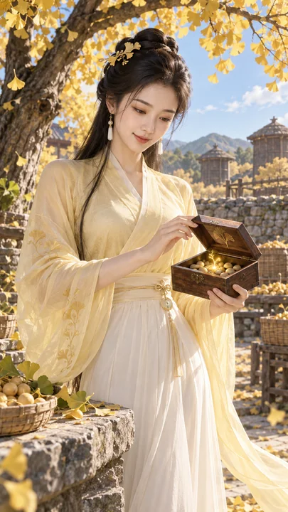 盛唐幻境银杏苑秋实典藏官仙姿