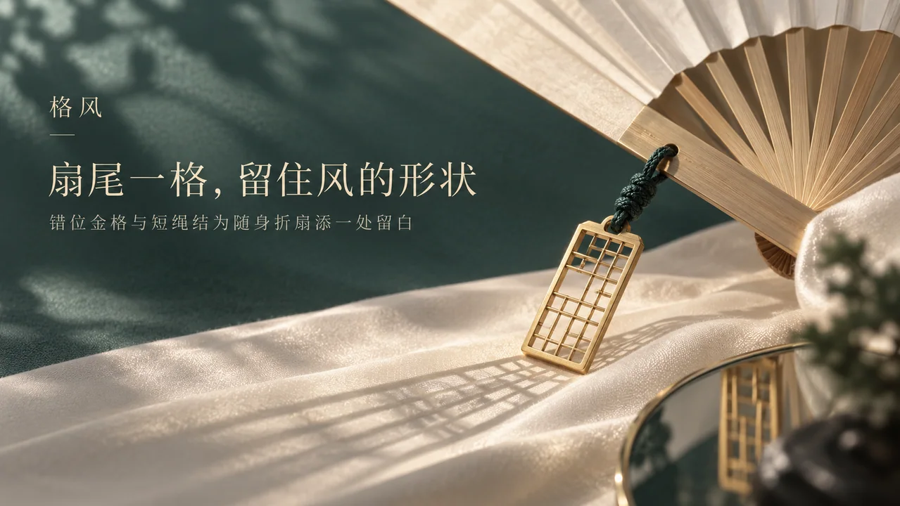 格风品牌官网首屏黄金扇坠英雄横幅